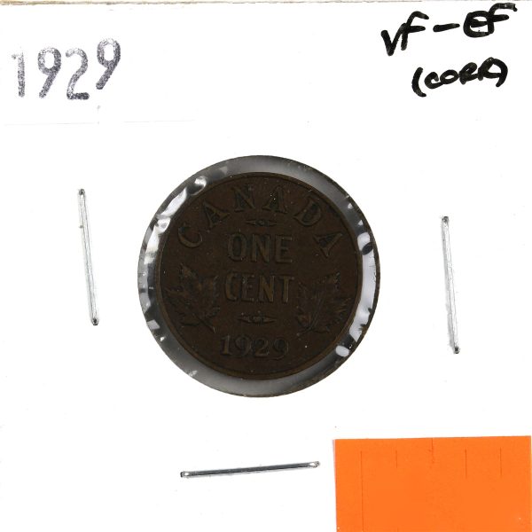 1929 Canada 1-cent VF-EF (VF-30) Corrosion, spot, or impaired Online now