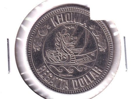 1978 Kelowna British Columbia Trade Dollar Token  72nd Annual Regatta For Sale