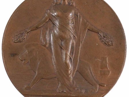 1923-1924 British Empire Exhibition Bronze Medal - Malta Preliminary Show on Sale