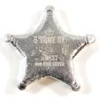 Monarch Sheriff Star 5oz .999 Fine Silver  (No Tax) Supply