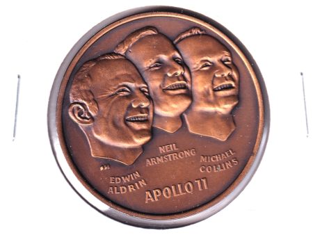 1969 Apollo 11 The First Men on the Moon Medallion Online Hot Sale