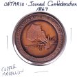 Ontario Joined Confederation in 1867 Medallion, Undated on Sale