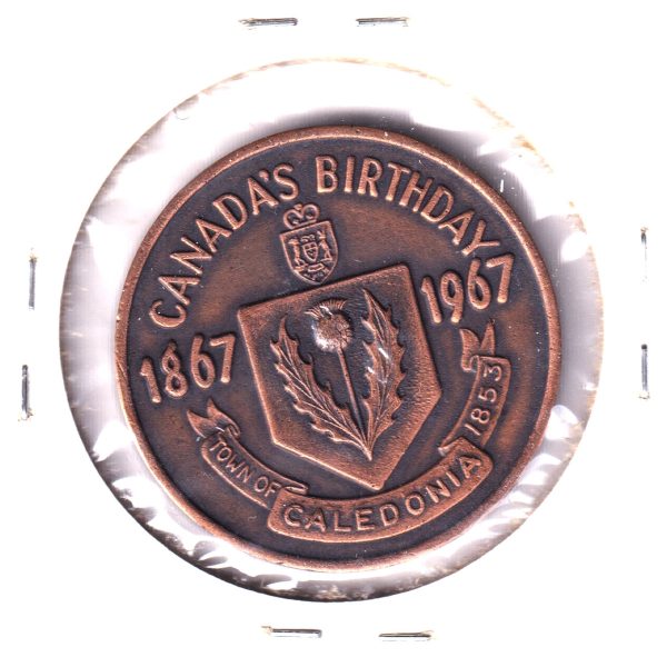 1967 Caledonia, Ontario, Centennial Days Medallion Online