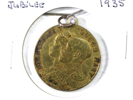 1935 Daily Dispatch Birthday Club Founded in the Royal Jubilee Year Medal (Toning) Hot on Sale