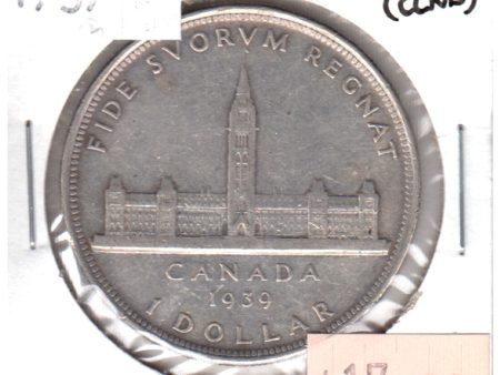 1939 Canada Parliament Silver $1 VF-EF (VF-30) Either cleaned, scratched or impaired. Online now