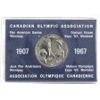 1967 Canadian Olympic Association Medallion: Citius, Altius, Fortius (Bit of corrosion) Online