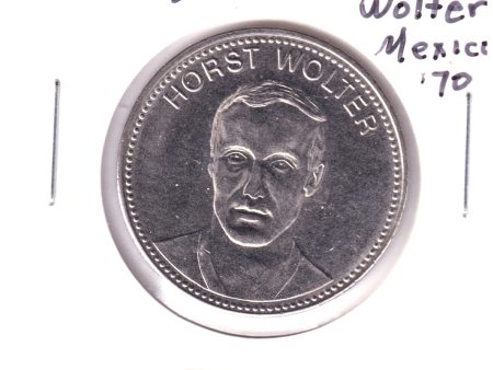 Shell 1970 FIFA World Cup German Medallion: Horst Wolter (Mexico 70) Online Hot Sale