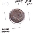 1913 Variety 1 Raised Ground USA Nickel VF to EF (Toned or Impaired) Online