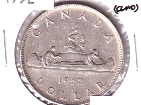 1952 Canada Dollar Extra Fine (EF-40) Scratched, cleaned, or impaired Sale