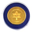 1967 Canada Centennial Dual Effigy Medallion, Gold Plated (Impaired) Online Sale