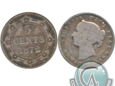 1872H Newfoundland 5-cents Good (G-4) Online