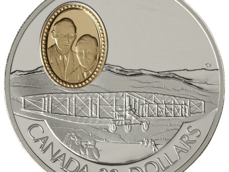 RDC 1991 Canada $20 Aviation - A.E.A. Silver Dart Sterling Silver (Impaired) Online Sale