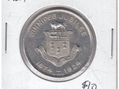 1874-1924 Winnipeg Jubilee Token in 2x2 Holder Online now