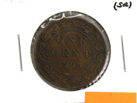 1909 Canada 1-cent Fine (F-12) Corrosion, scratched, or impaired Online Sale