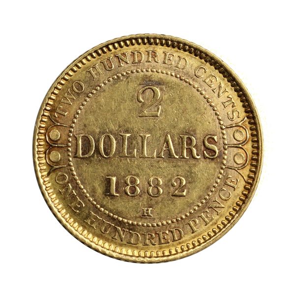 1882H Newfoundland $2 Gold Almost Uncirculated (AU-50) $ Online now