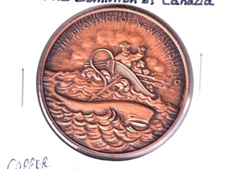 Newfoundland Joined the Dominion of Canada in the Year 1949 Medallion, Undated For Sale