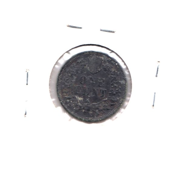 1868 USA Penny, EF (Corrosion) Fashion