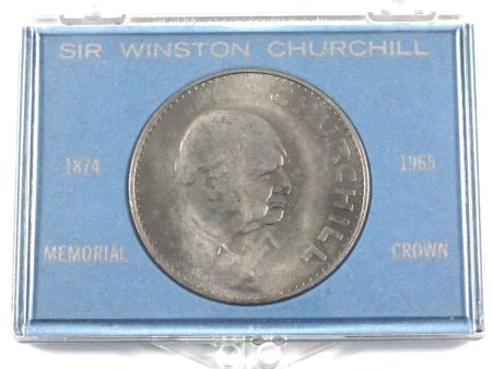 Winston Churchill 1874-1965 Crown in Special Vintage Holder. For Sale