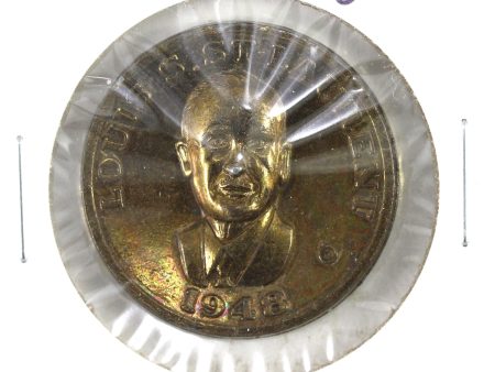 Louis St. Laurent (1948) Prime Minister Commemorative Medalet (Corrosion) on Sale