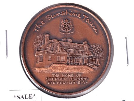 1967 Orillia, Ontario, Centennial Medallion: The Sunshine Town (Spots) Sale