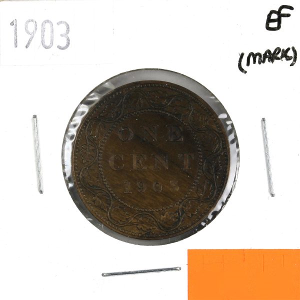 1903 Canada 1-cent Extra Fine (EF-40) Corrosion, mark, or impaired Online now