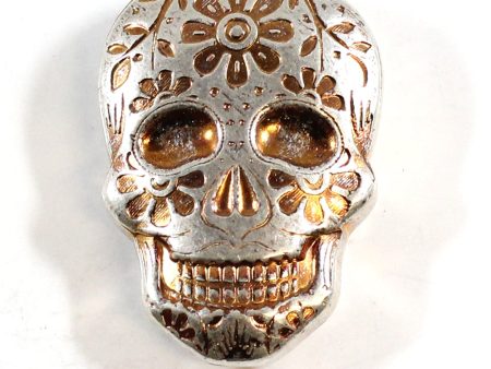 Monarch Day of the Dead Sugar Skull 2oz Multi-Coloured with Marigold (No Tax) For Cheap