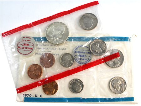 1970 USA P, D & S Mint Set in Original Packaging (Wear on envelope) Discount