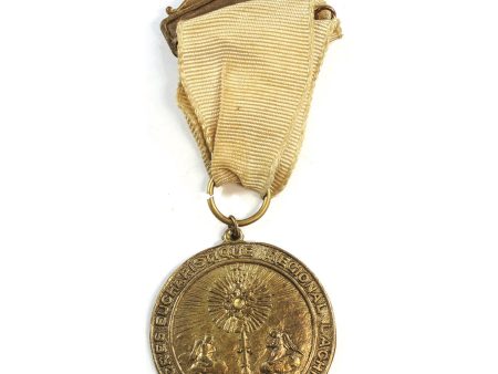 1931 Tribute to Christ the King Medal June 12-13-14 with Original Ribbon Hot on Sale