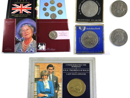 Lot of Great Britain Coins, Including Commemoratives & 1995 BU Set - See Description Online Hot Sale