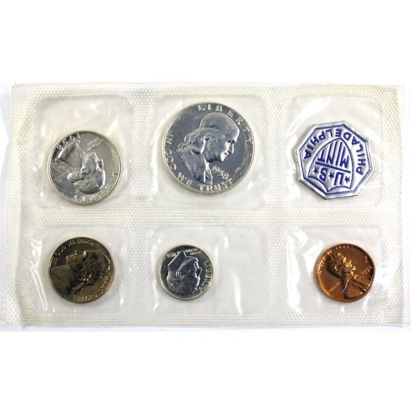 1958 USA Philadelphia Proof Set, Sealed (Without envelope or certificate) on Sale