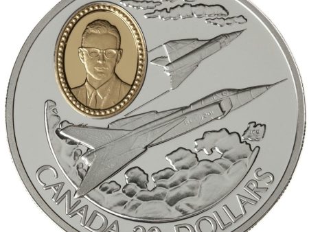 RDC 1996 Canada $20 Aviation - Avro Arrow CF-105 Sterling Silver (Impaired) Discount