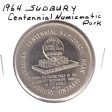 1964 Sudbury, Ontario, Canadian Centennial Numismatic Park Medallion - The Big Nickel Online