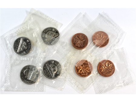 Lot of 8x 1963-1966 Canada 1ct & 5cts Proof Like - Sealed. 8pcs (some seals broken) Online now