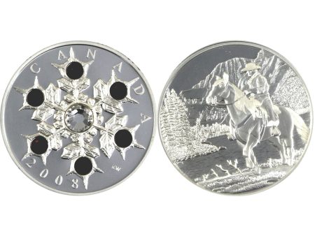 Pair of 2006 & 2008 Canada $20 Jasper Park & Amethyst Snowflake Silver, 2Pcs (Impaired) Discount