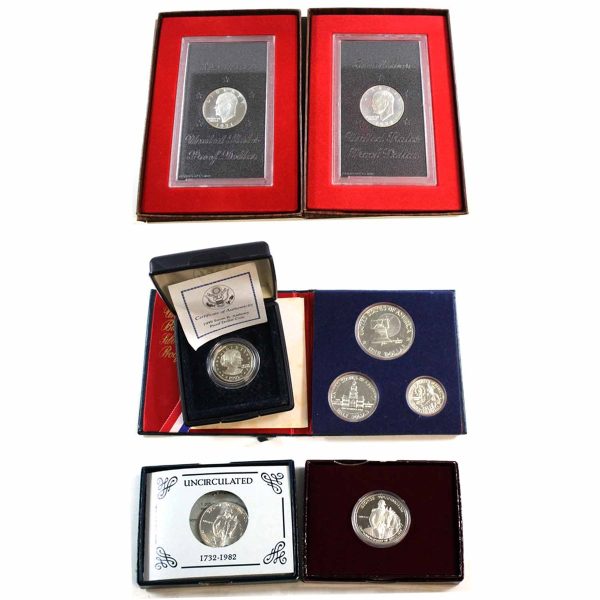 Group Lot of 1971-1999 USA Coins and Commemoratives, 6Pcs (Impaired) Hot on Sale