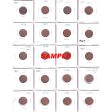 Lot of 66x 1940-2002 Canada 1-cents, 66Pcs in Binder Fashion