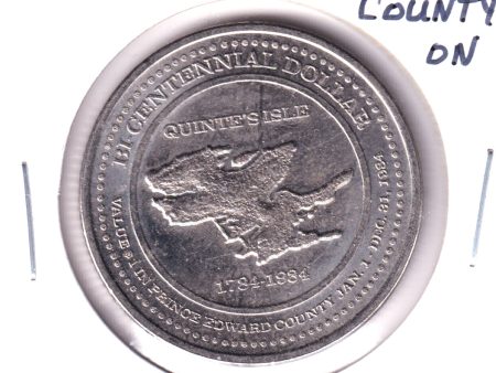 Prince Edward County, Ontario, 1984 Quinte s Isle Bi-centennial Trade Dollar Sale