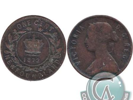 1872H Newfoundland 1-cent G-VG (G-6) Supply