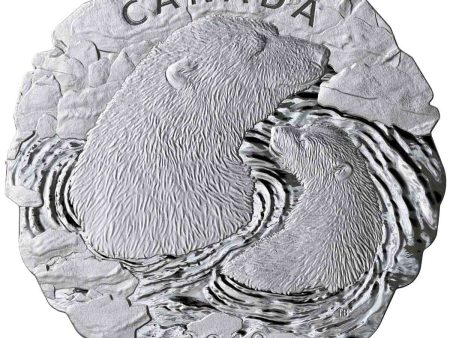 RDC 2019 Canada $50 Polar Bears: Mother and Cub Fine Silver (No Tax) Missing Sleeve Online Sale