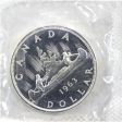 1963 Canada Proof Like Silver Dollar, Sealed (Removed from Set) May be lightly toned Online