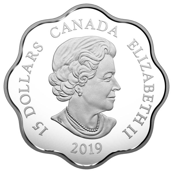 2019 Canada $15 Lunar Lotus - Year of the Pig Fine Silver Coin (No Tax) Impaired Online now