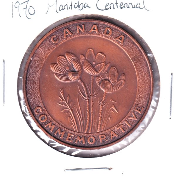 1970 Manitoba Centennial Canada Commemorative Medallion Supply