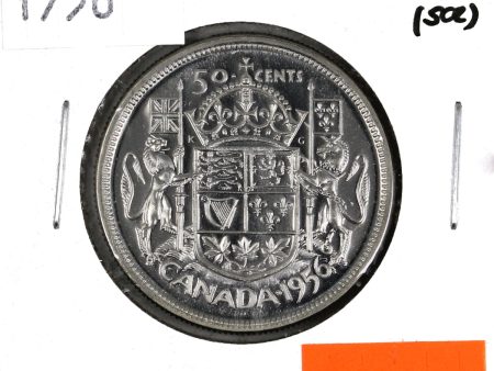 1956 Canada 50-cents Proof Like (Scratched) Online now