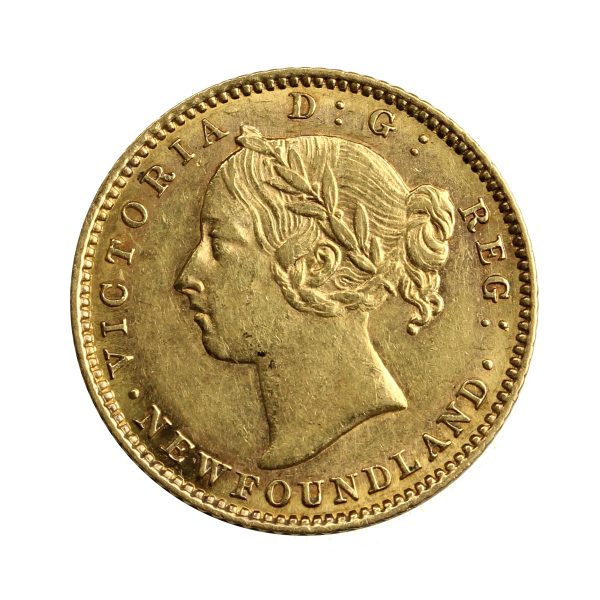 1882H Newfoundland $2 Gold Almost Uncirculated (AU-50) $ Online now