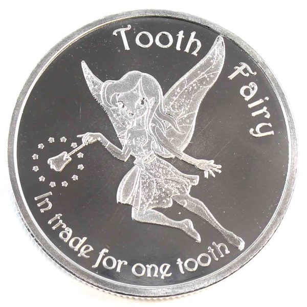 Monarch Tooth Fairy 1oz .999 Fine Silver Rounds (No Tax) Online now