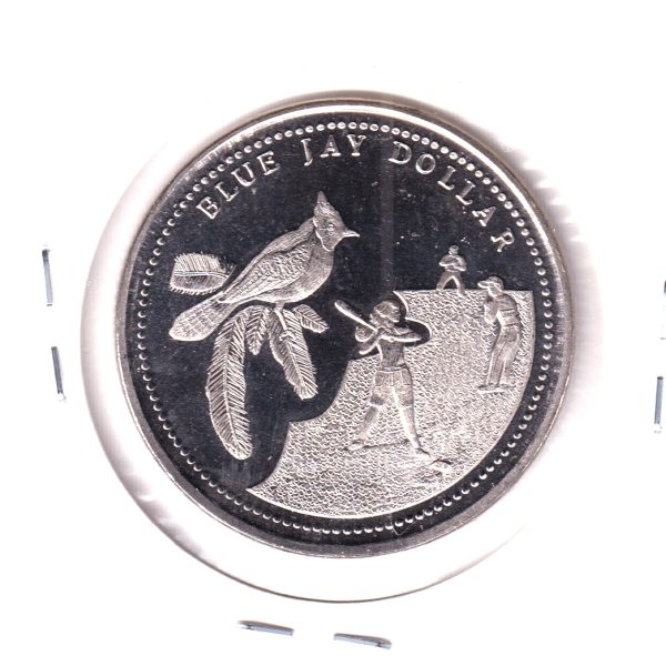 1993 Summerside, Prince Edward Island, Blue Jay Dollar Trade Token Sale