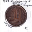 1953 Municipality of Metropolitan Toronto - City Hall Medallion on Sale