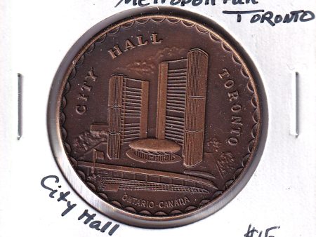 1953 Municipality of Metropolitan Toronto - City Hall Medallion on Sale