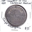 1789-1889 Souvenir of the Centennial Festival with George Washington Effigy For Sale