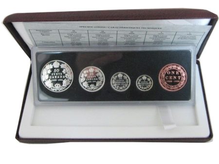 RDC 1908-1998 Canada Commemorative Sterling Silver Proof Set - Impaired Discount